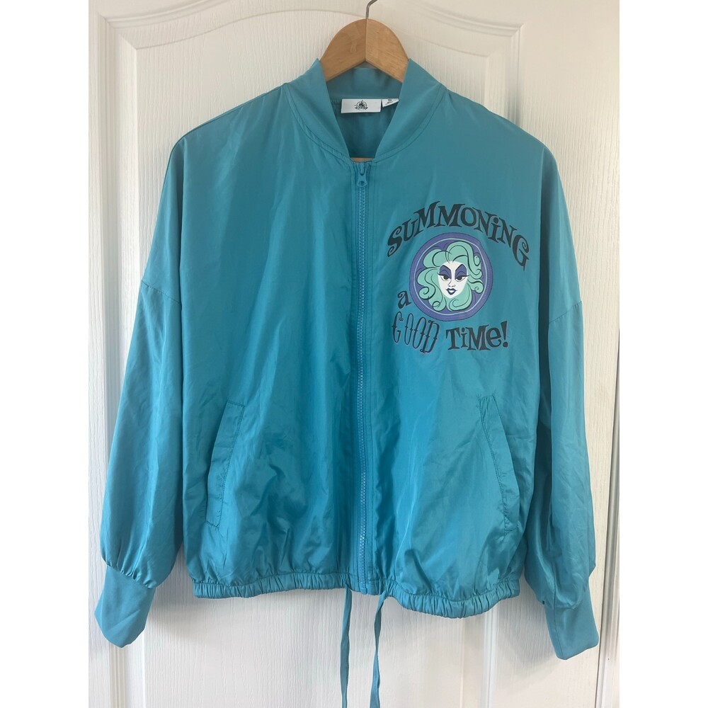 Disney Haunted Mansion Madame Leota Silky Windbreaker Light Jacket Size S